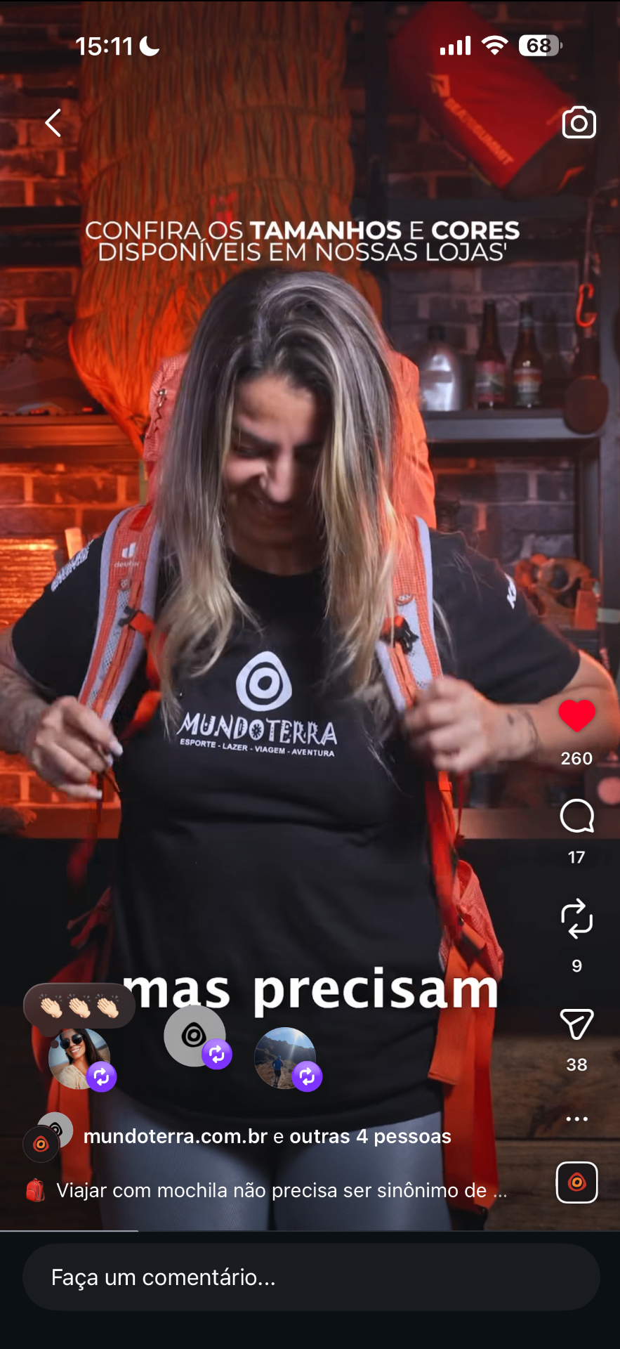 Mundo Terra · Mochila